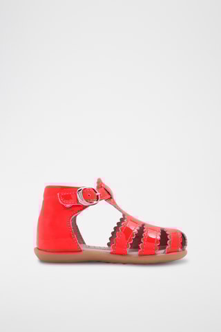 Lakleren Sandalen - Rood