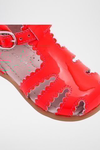 Lakleren Sandalen - Rood