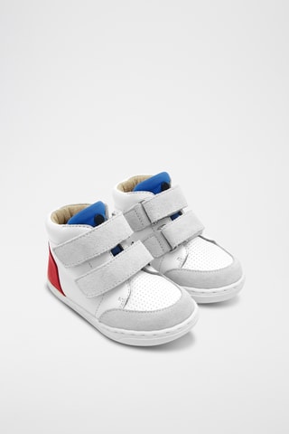 Hoge Nubuck Sneakers - Wit