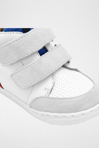 Hoge Nubuck Sneakers - Wit