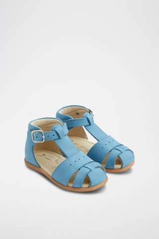 Leren Sandalen - Hemelsblauw