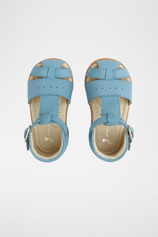 Leren Sandalen - Hemelsblauw