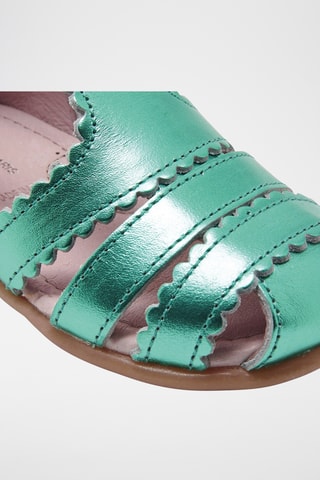 Leren Sandalen - Groen