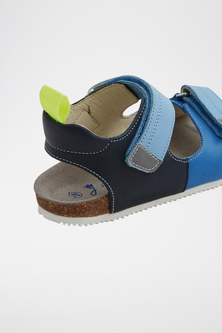 Leren Sandalen - Blauw 