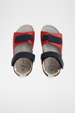 Leren Sandalen - Rood 