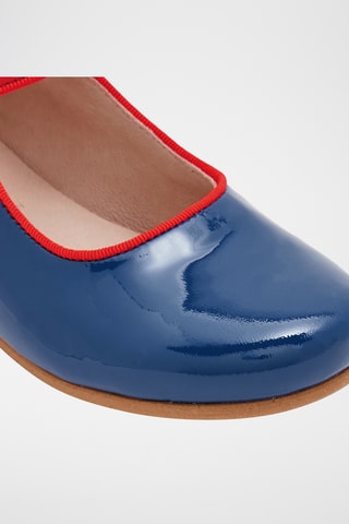 Lakleren Mary Janes - Marineblauw