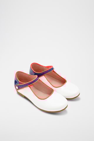 Lakleren Mary Janes - Wit