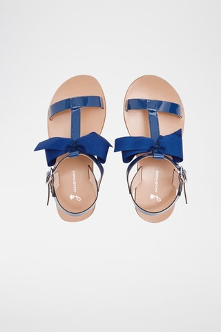 Lakleren Sandalen - koningsblauw