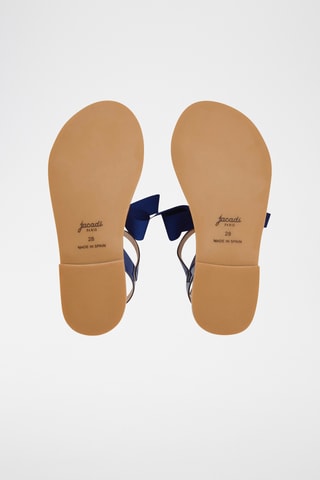 Lakleren Sandalen - koningsblauw