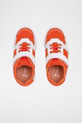 Leren Sneakers - Oranje