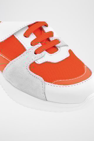 Leren Sneakers - Oranje