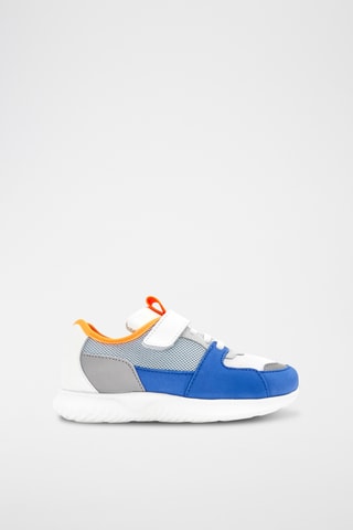 Leren Sneakers - kobaltblauw