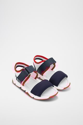 Leren Sandalen - Marineblauw en Zwart