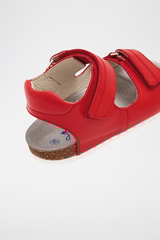 Leren Sandalen - Rood