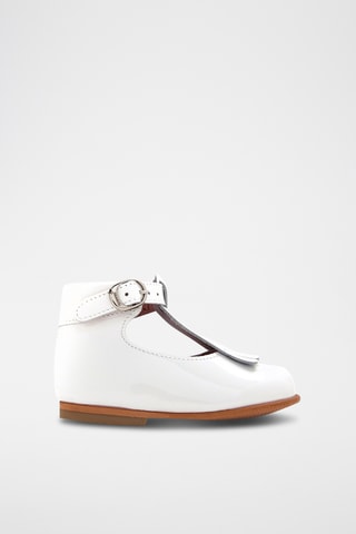 Leren Mary Janes - Wit