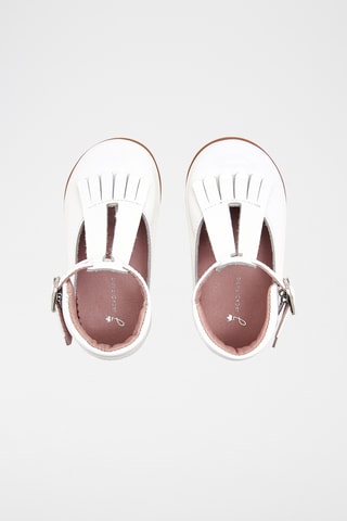 Leren Mary Janes - Wit