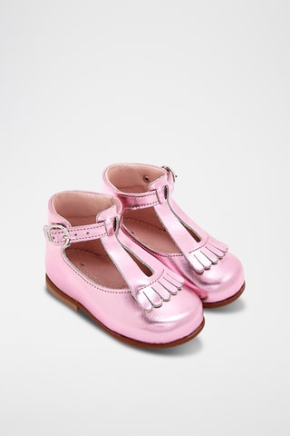 Leren Mary Janes - Roze