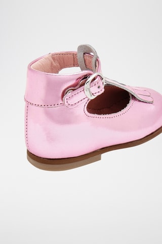 Leren Mary Janes - Roze