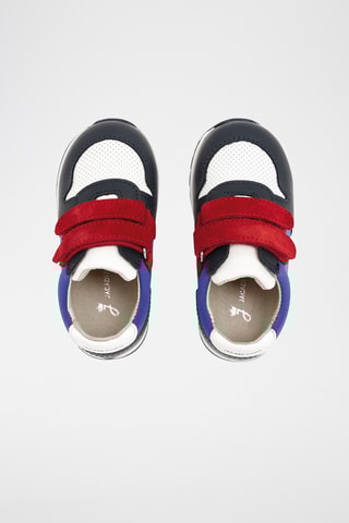 Leren Sneakers - Marineblauw