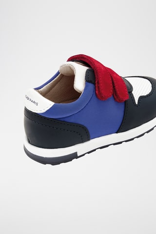 Leren Sneakers - Marineblauw