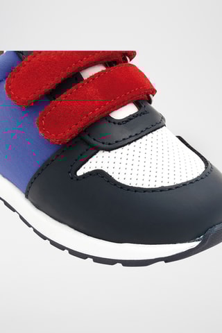 Leren Sneakers - Marineblauw