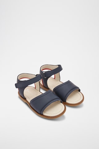 Leren Sandalen - Marineblauw