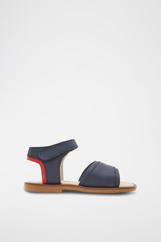 Leren Sandalen - Marineblauw