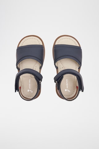 Leren Sandalen - Marineblauw