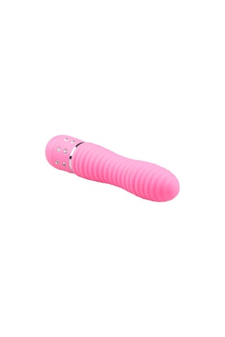 Vibromasseur Diamant Rose - 8 cm