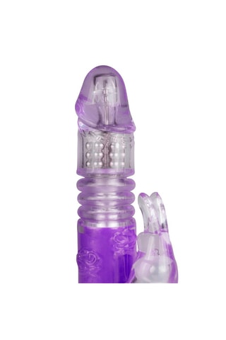 Vibromasseur Rabbit EasyToys Violet - 21,5 cm