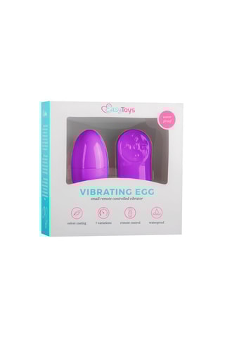 Œuf vibrant télécommandé waterproof - Violet - 3,5 cm