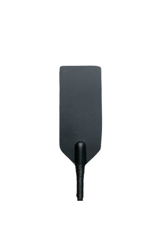 Fouet en cuir noir 70 cm