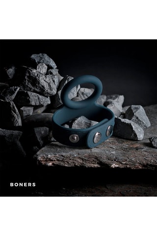 Anneau pénien Cock & Ball Strap Anthracite - S/M