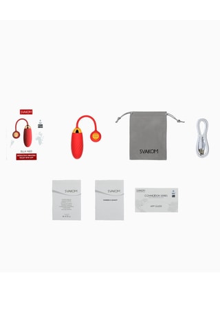 Œuf vibrant Ella Rouge - 13 cm