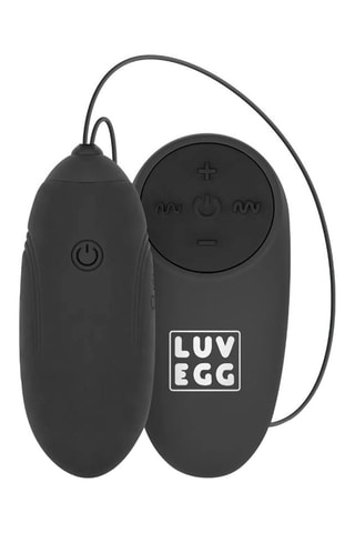 Œuf vibrant télécommandé LUV EGG - Noir - 16 cm