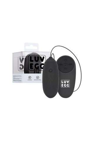 Œuf vibrant télécommandé LUV EGG - Noir - 16 cm
