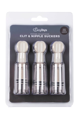 3 pompes à tétons et clitoris 
Transparent