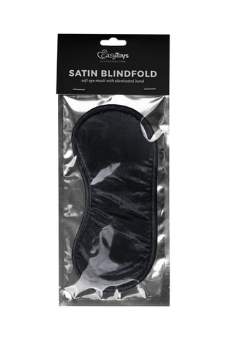 Masque en satin 
Noir