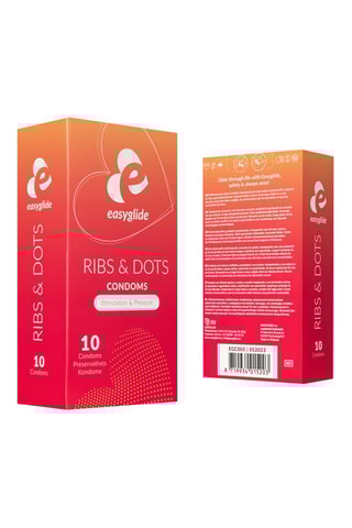 Préservatifs Ribs and dots - 10 pièces