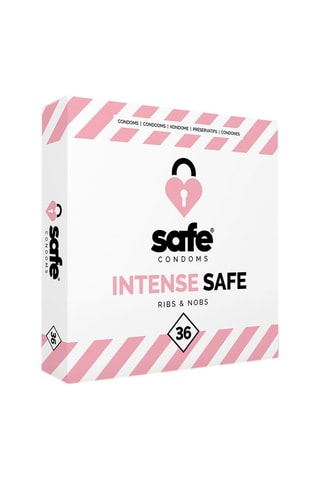 Préservatifs nervurés et perlés - 36 pièces