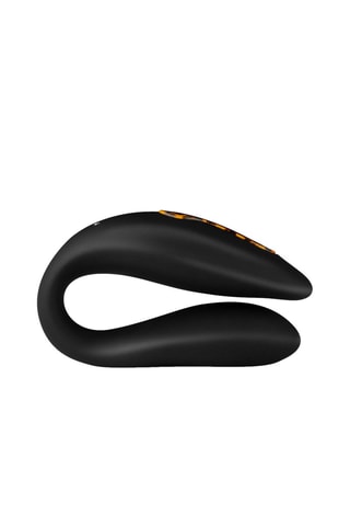 Vibrateur pour couples Zuna Jaune et noir - 7 cm