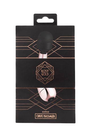 Mini vibromasseur 
Doré rose - 13 cm