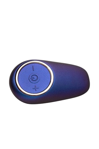 Vibromasseur anal avec anneau pénien waterproof Black Hole - Violet - 11 cm