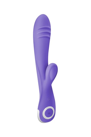 Vibromasseur waterproof Fane Rabbit Violet - 23 cm