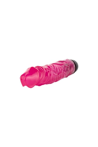 Vibromasseur Supreme Realistic Vibrator - Rose - 24 cm