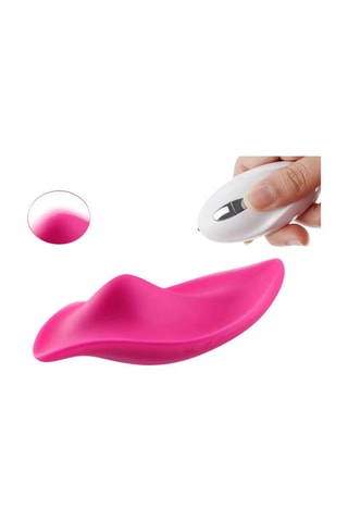 Mini vibromasseur télécommandé 
Rose - 8 cm