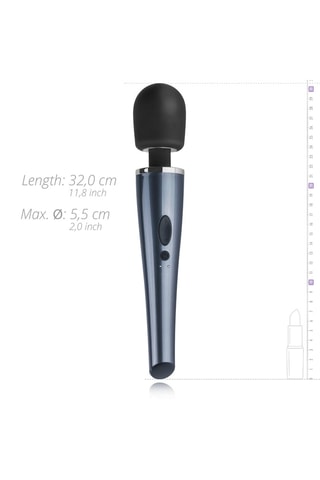 Vibromasseur Lightning Wand  Noir - 24 cm