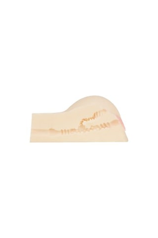 Masturbateur vibrant réaliste waterproof - Nude - 17 cm