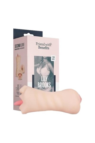 Masturbateur réaliste waterproof Lily Brooks - Nude - 17 cm