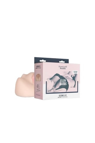 Masturbateur vibrant réaliste waterproof - Nude - 17 cm
